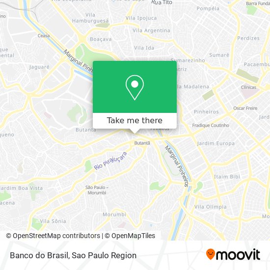 Banco do Brasil map