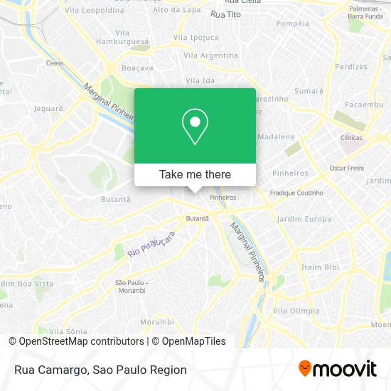 Rua Camargo map
