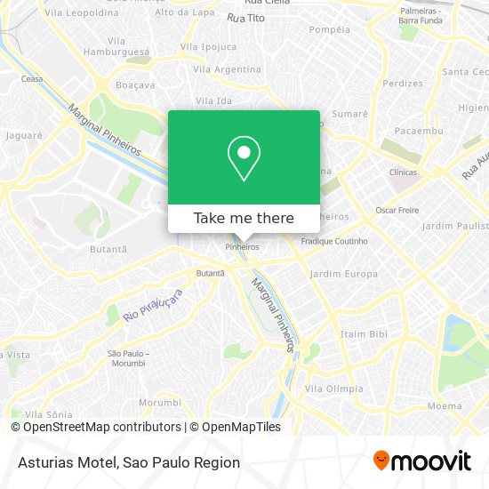 Asturias Motel map