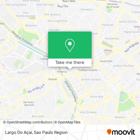Largo Do Açaí map