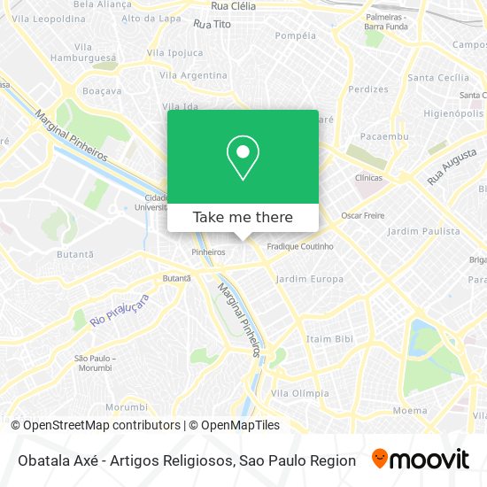 Obatala Axé - Artigos Religiosos map