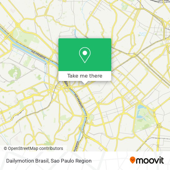 Mapa Dailymotion Brasil