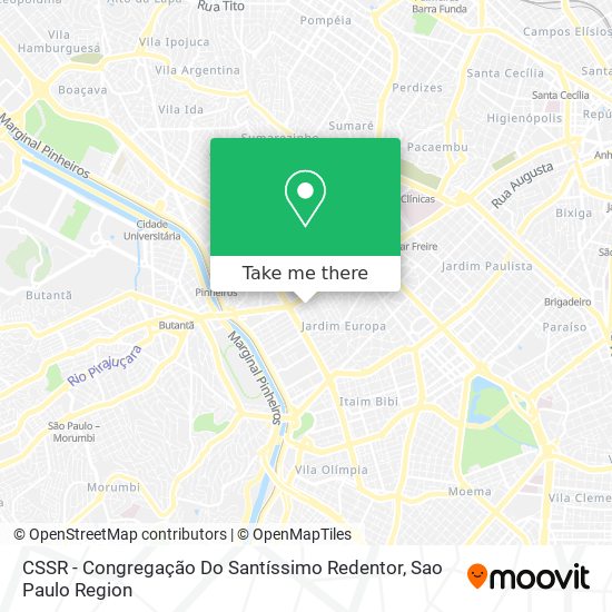 CSSR - Congregação Do Santíssimo Redentor map