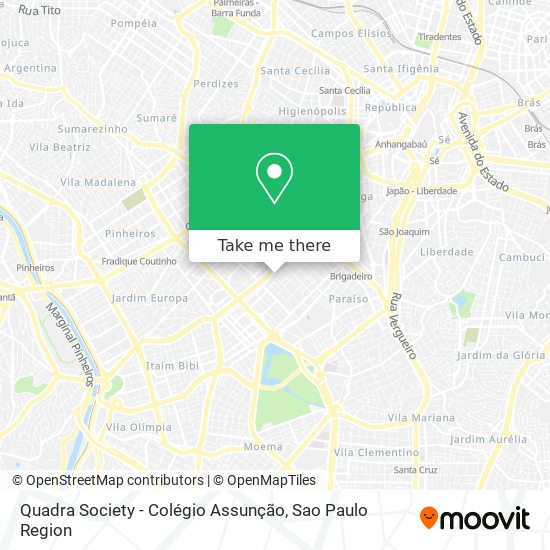 Quadra Society - Colégio Assunção map