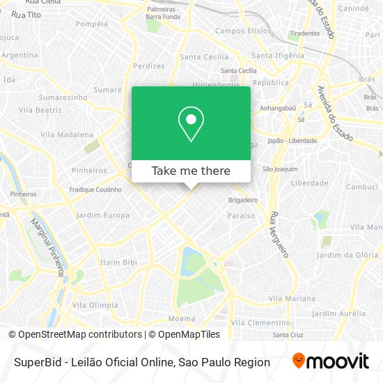 Mapa SuperBid - Leilão Oficial Online