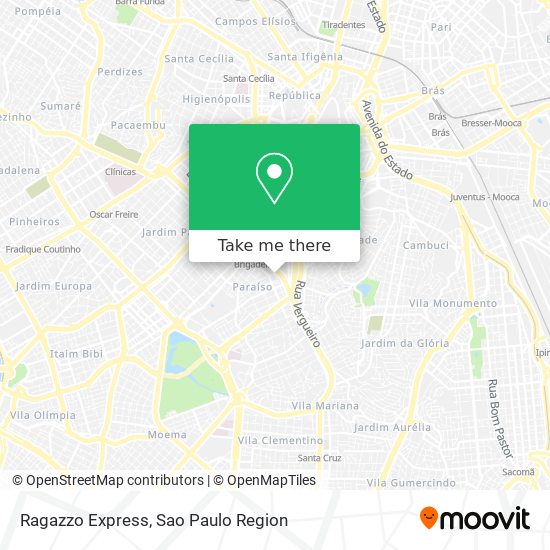 Ragazzo Express map