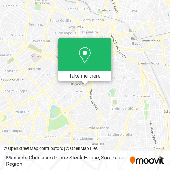 Mania de Churrasco Prime Steak House map