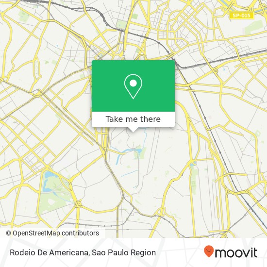 Rodeio De Americana map