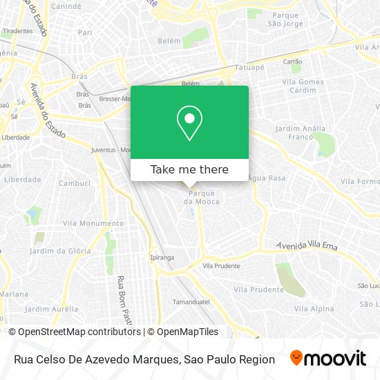 Mapa Rua Celso De Azevedo Marques