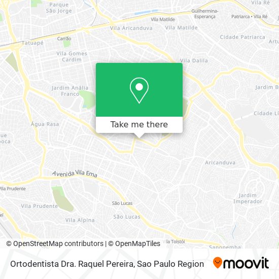 Ortodentista Dra. Raquel Pereira map