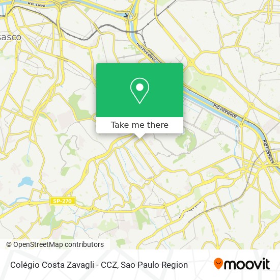 Colégio Costa Zavagli - CCZ map