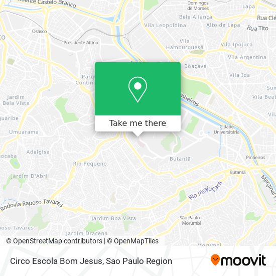 Circo Escola Bom Jesus map