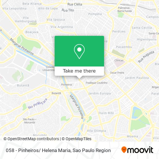 058 - Pinheiros/ Helena Maria map