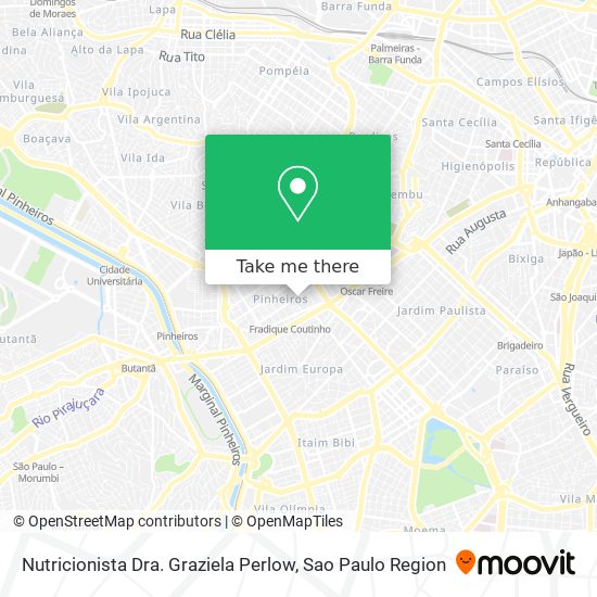 Nutricionista Dra. Graziela Perlow map