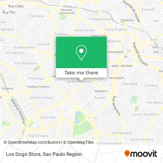 Mapa Los Dogs Store