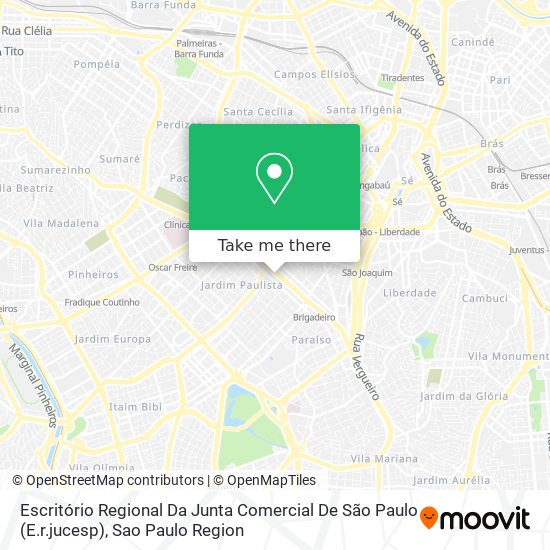 Escritório Regional Da Junta Comercial De São Paulo (E.r.jucesp) map