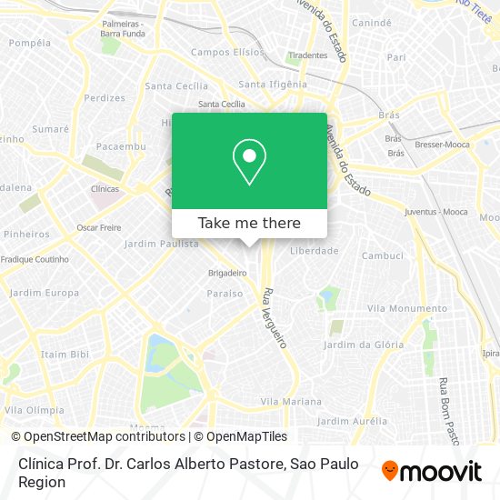 Clínica Prof. Dr. Carlos Alberto Pastore map