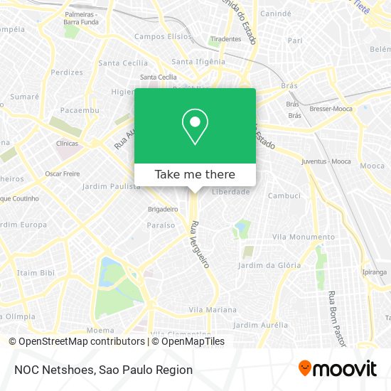 Mapa NOC Netshoes