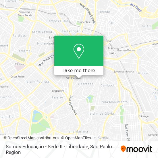 Somos Educação - Sede II - Liberdade map