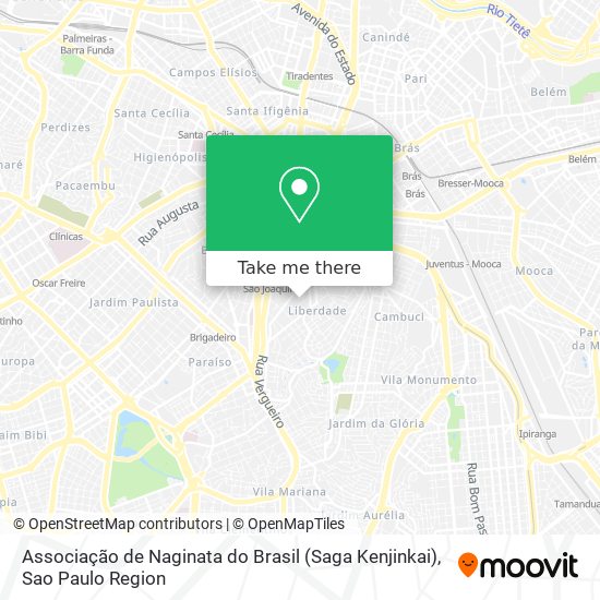 Associação de Naginata do Brasil (Saga Kenjinkai) map