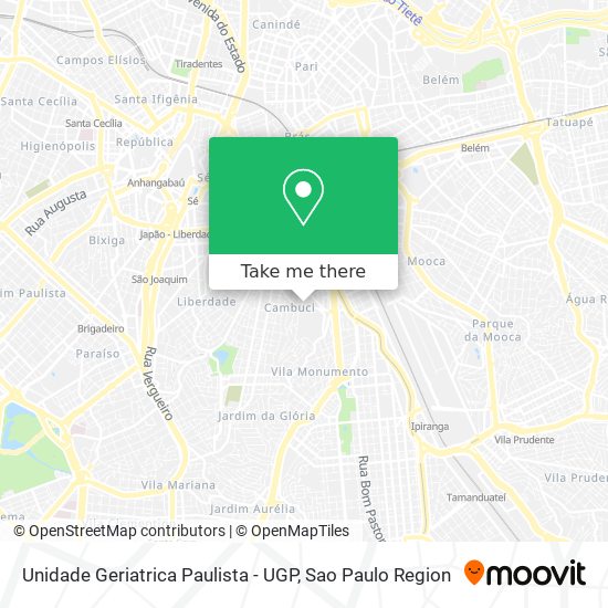 Unidade Geriatrica Paulista - UGP map