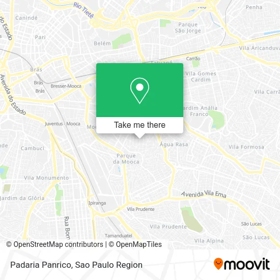 Padaria Panrico map