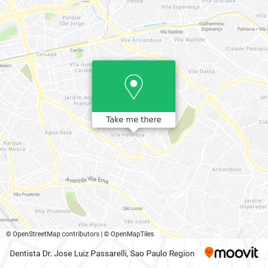 Dentista Dr. Jose Luiz Passarelli map