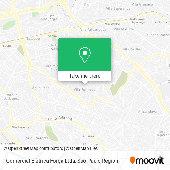 Comercial Elétrica Força Ltda map