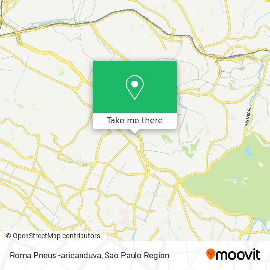 Mapa Roma Pneus -aricanduva