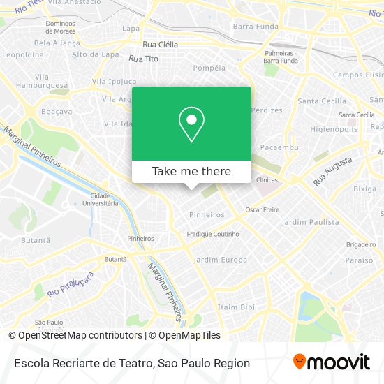 Escola Recriarte de Teatro map