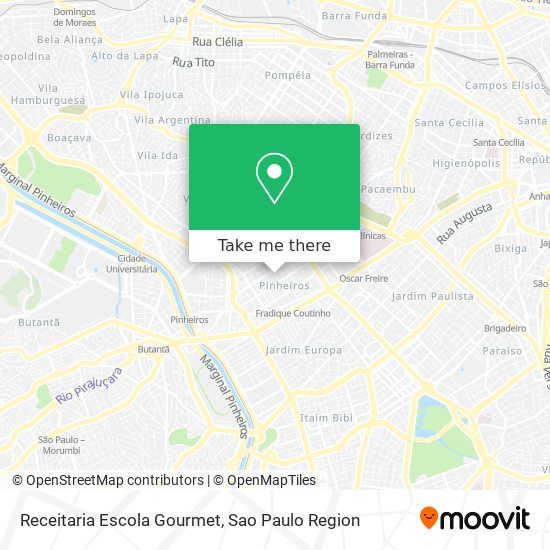 Receitaria Escola Gourmet map