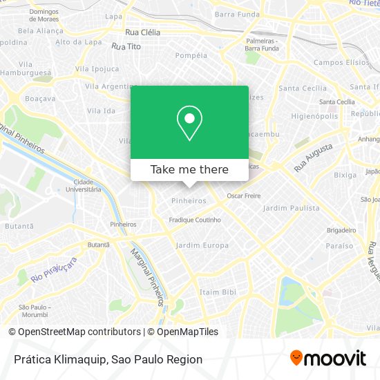 Prática Klimaquip map