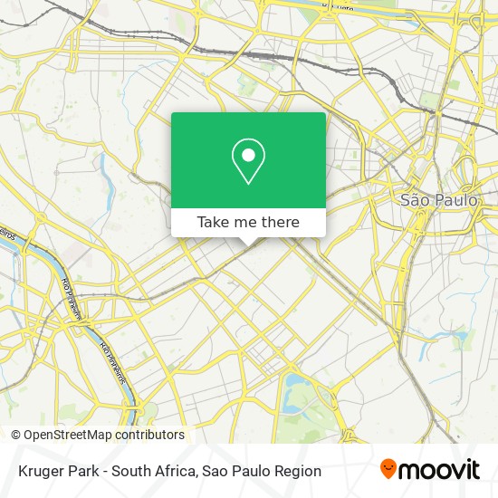 Kruger Park - South Africa map