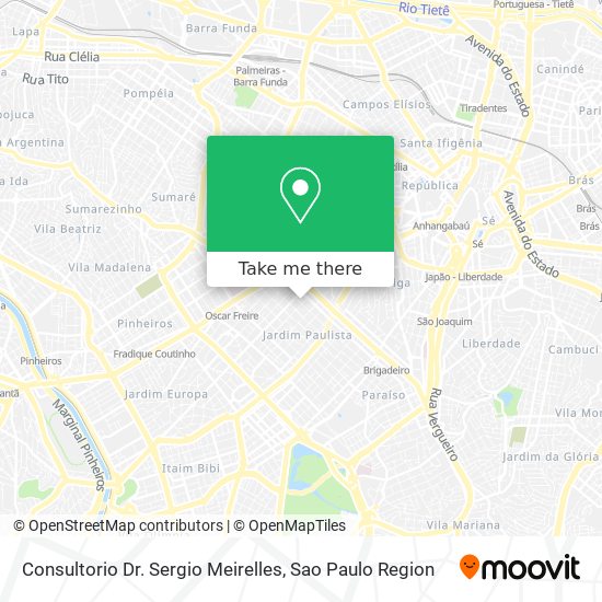 Consultorio Dr. Sergio Meirelles map