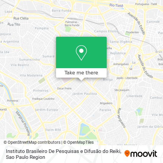 Instituto Brasileiro De Pesquisas e Difusão do Reiki map