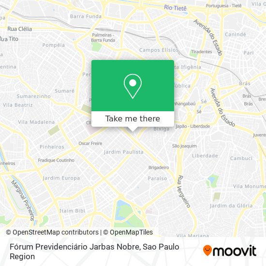 Fórum Previdenciário Jarbas Nobre map