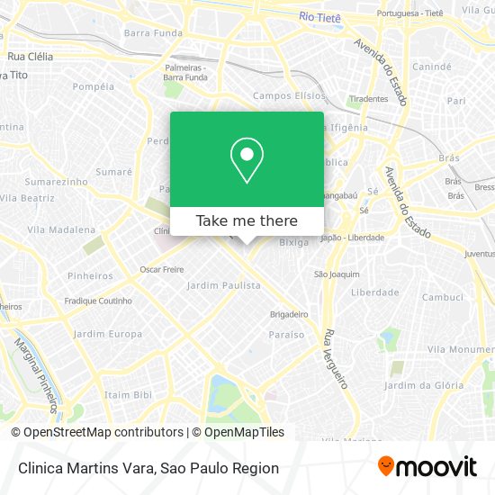 Mapa Clinica Martins Vara