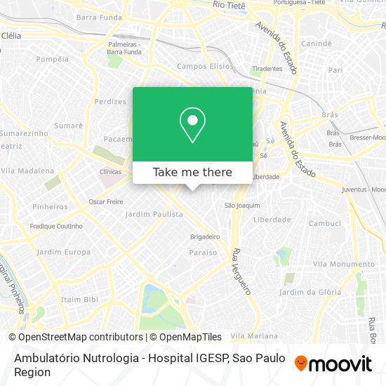 Mapa Ambulatório Nutrologia - Hospital IGESP