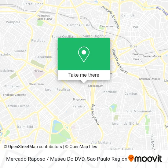 Mercado Raposo / Museu Do DVD map