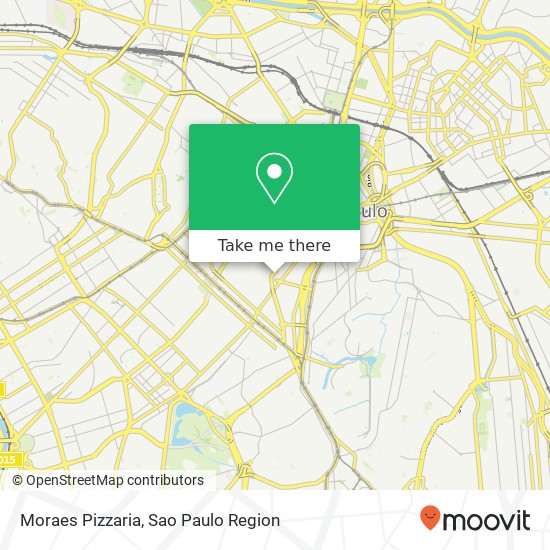 Mapa Moraes Pizzaria