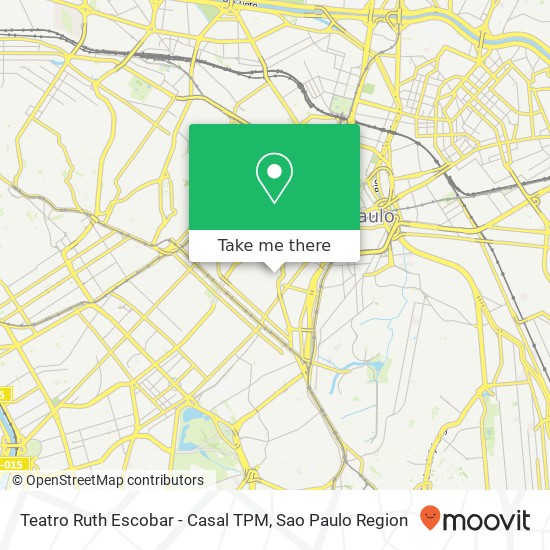 Teatro Ruth Escobar - Casal TPM map