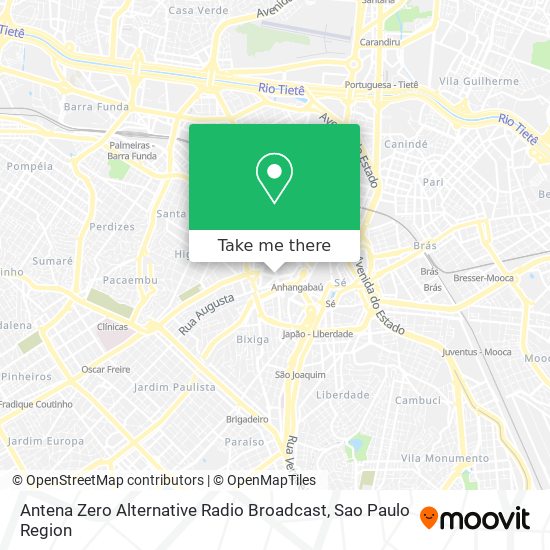 Mapa Antena Zero Alternative Radio Broadcast