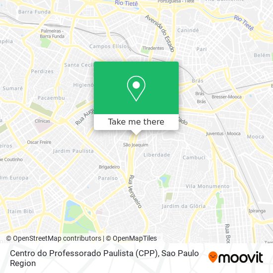 Centro do Professorado Paulista (CPP) map