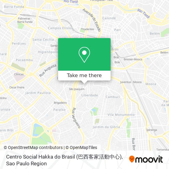 Centro Social Hakka do Brasil (巴西客家活動中心) map