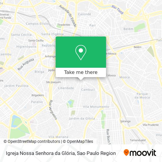 Igreja Nossa Senhora da Glória map