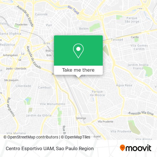 Centro Esportivo UAM map