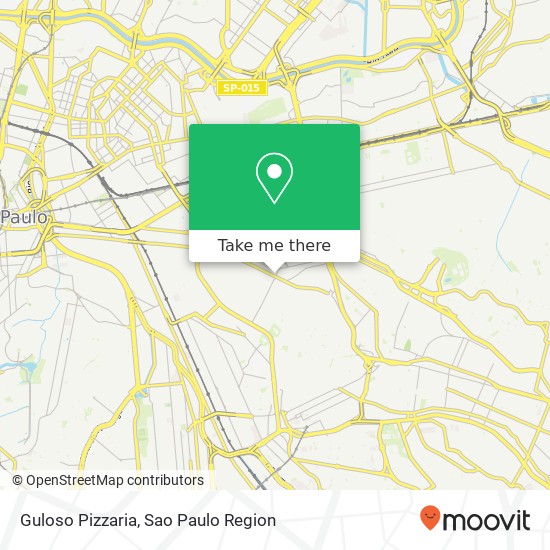 Guloso Pizzaria map