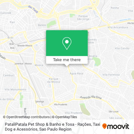 Mapa PataliPatala Pet Shop & Banho e Tosa - Rações, Taxi Dog e Acessórios