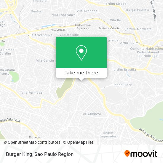 Mapa Burger King