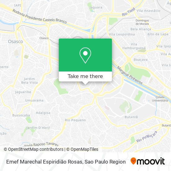 Emef Marechal Espiridião Rosas map